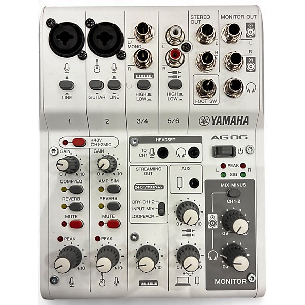 Used Yamaha AG06 Powered Mixer