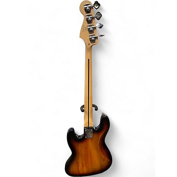 Used Squier Vintage Modified Fretless Jazz Bass 3 Tone Sunburst Electric Bass Guitar