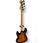 Used Squier Vintage Modified Fretless Jazz Bass 3 Tone Sunburst Electric Bass Guitar
