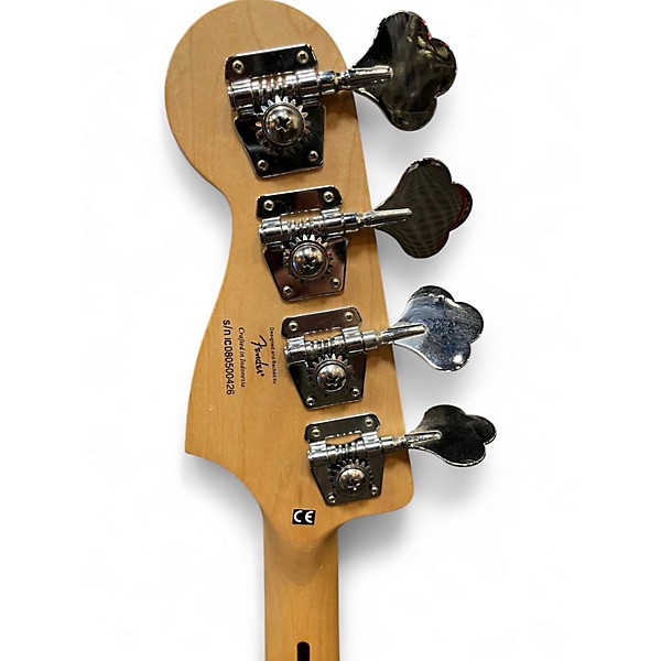 Used Squier Vintage Modified Fretless Jazz Bass 3 Tone Sunburst Electric Bass Guitar