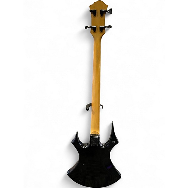 Used B.C. Rich NJ Virgin Bass Purple Burst Electric Bass Guitar