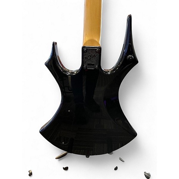 Used B.C. Rich NJ Virgin Bass Purple Burst Electric Bass Guitar