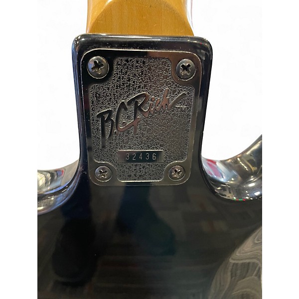 Used B.C. Rich NJ Virgin Bass Purple Burst Electric Bass Guitar