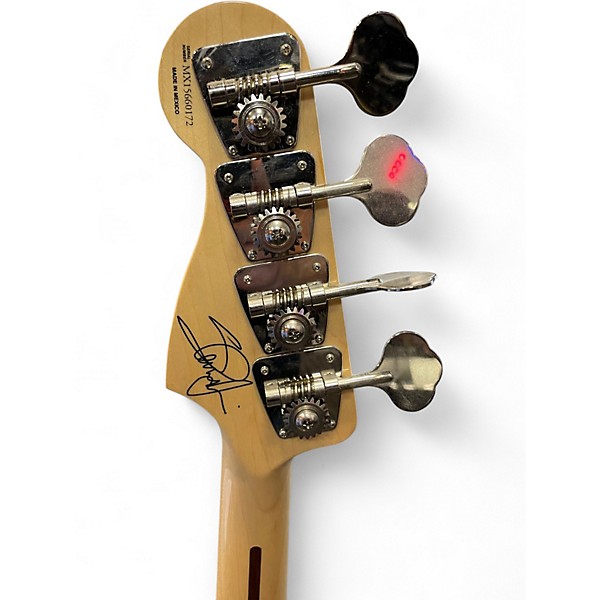 Used Fender Steve Harris Signature Precision Bass Olympic White Electric Bass Guitar