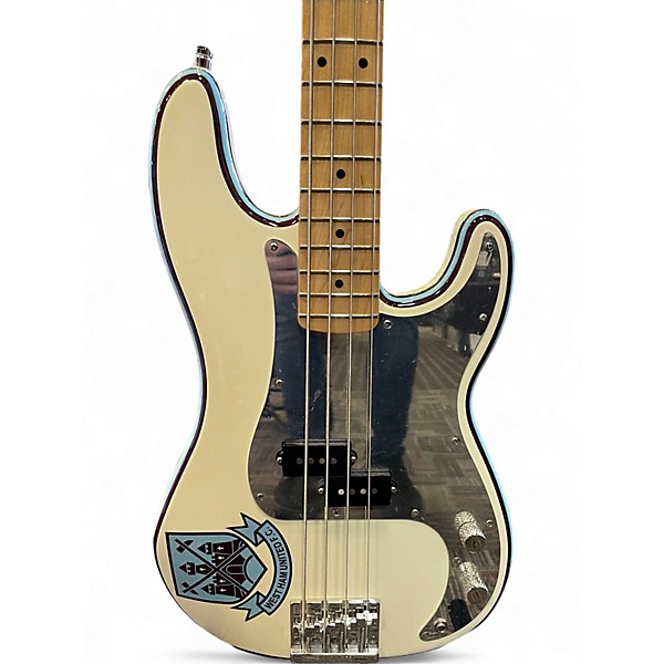 Used Fender Steve Harris Signature Precision Bass Olympic White Electric Bass Guitar