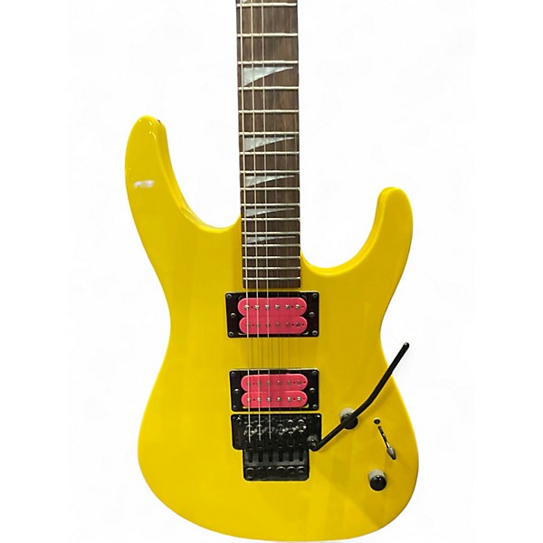 Used Jackson DK3XR Yellow Solid Body Electric Guitar