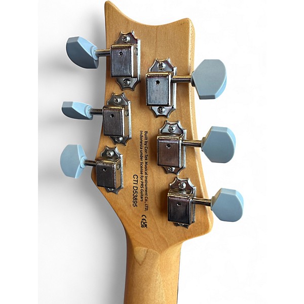 Used PRS SE Silver Sky Moon White Solid Body Electric Guitar