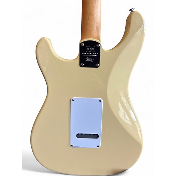 Used PRS SE Silver Sky Moon White Solid Body Electric Guitar