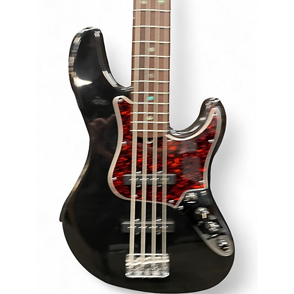 Used Fender American Deluxe Jazz Bass Black Electric Bass Guitar