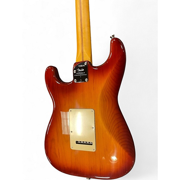 Used Fender American Professional II Stratocaster Sienna Sunburst Solid Body Electric Guitar