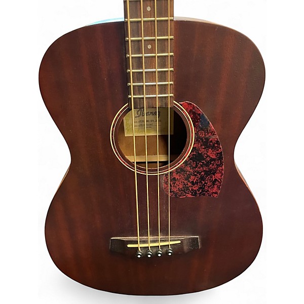 Used Ibanez PCBE12 Mahogany Acoustic Bass Guitar