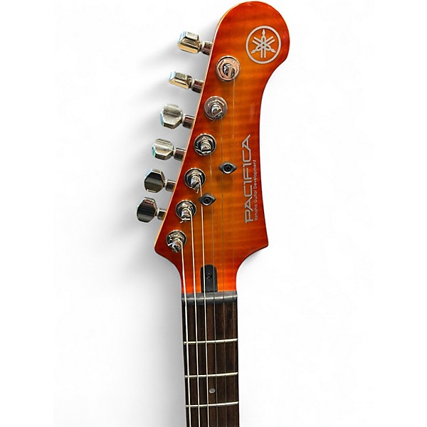 Used Yamaha pac611hfm amber burst Solid Body Electric Guitar