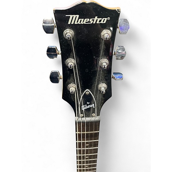 Used Maestro LES PAUL Blue Solid Body Electric Guitar