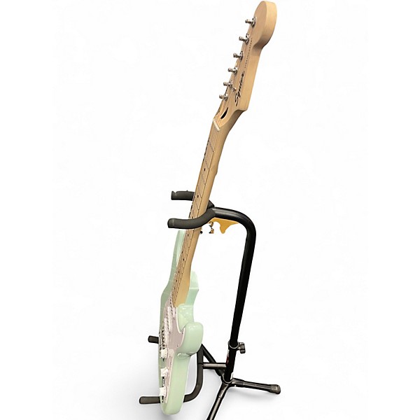 Used Squier Standard Stratocaster Surf Green Solid Body Electric Guitar