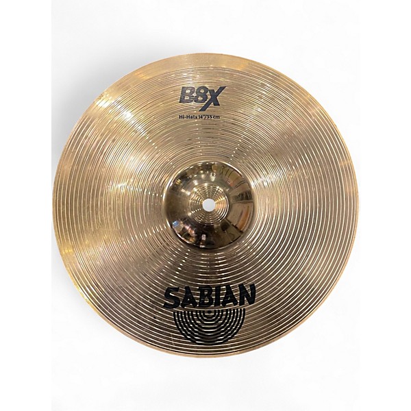 Used SABIAN 14in B8X HI HATS PAIR Cymbal