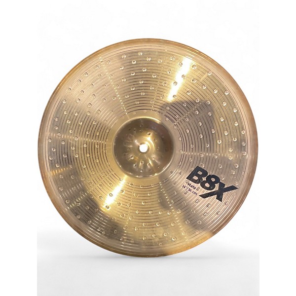 Used SABIAN 14in B8X HI HATS PAIR Cymbal