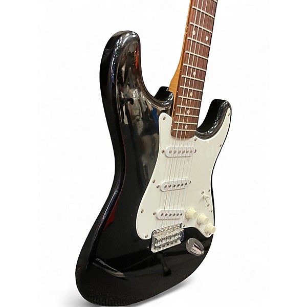 Used Squier Bullet Stratocaster Black Solid Body Electric Guitar