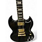 Used Epiphone SG Custom Ebony Solid Body Electric Guitar