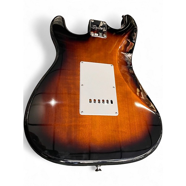 Used Squier Standard Stratocaster 2 Color Sunburst Solid Body Electric Guitar