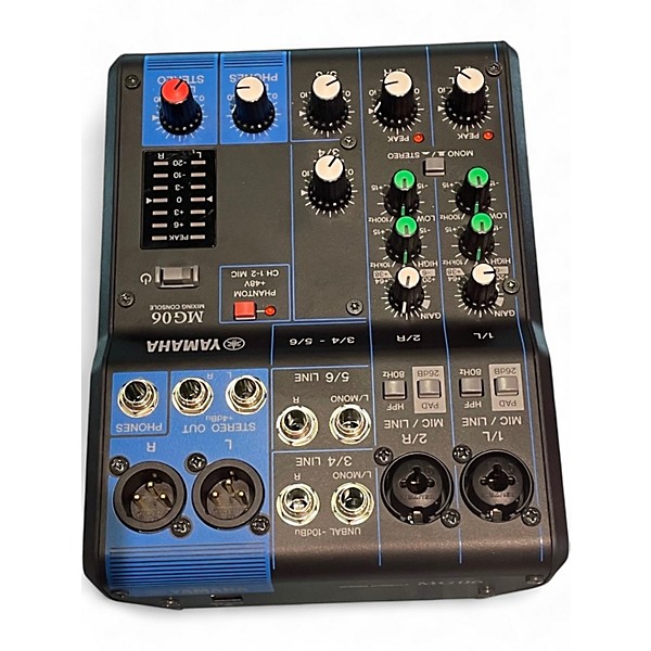Used Yamaha MG06 Powered Mixer