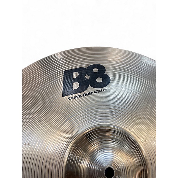Used SABIAN 18in B8 Crash Ride Cymbal