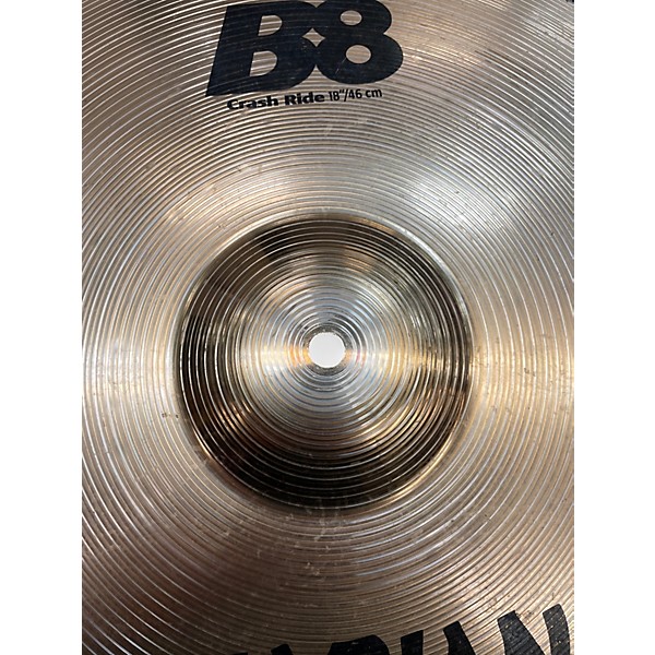 Used SABIAN 18in B8 Crash Ride Cymbal