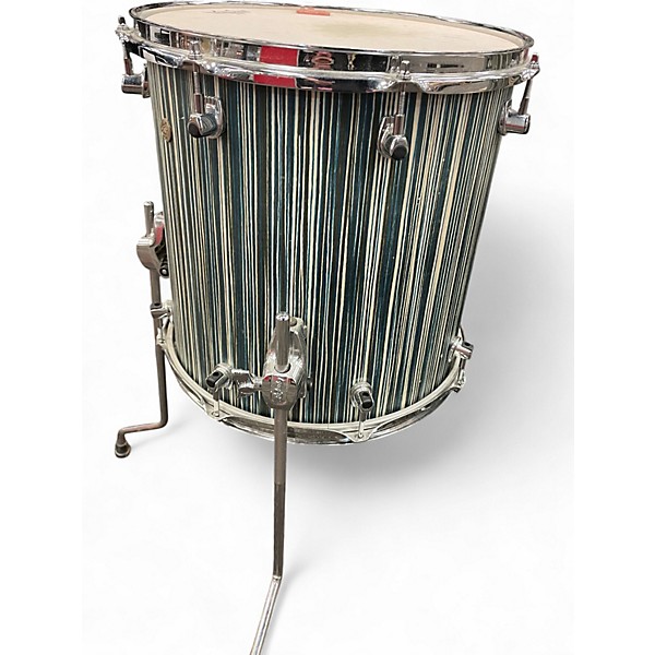 Used Ludwig 3 Piece SIGNET ARCTIC BLUE Drum Kit