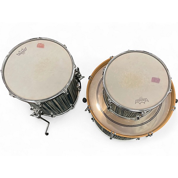 Used Ludwig 3 Piece SIGNET ARCTIC BLUE Drum Kit