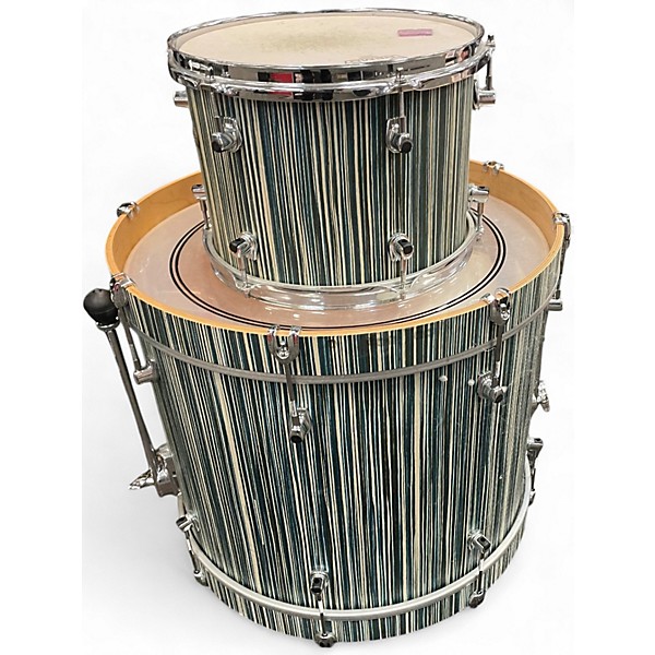 Used Ludwig 3 Piece SIGNET ARCTIC BLUE Drum Kit