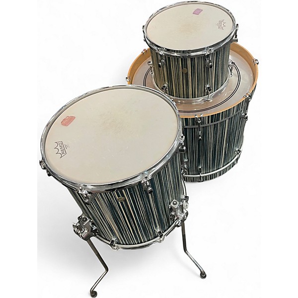 Used Ludwig 3 Piece SIGNET ARCTIC BLUE Drum Kit