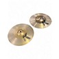 Used Zildjian 13.25in K Custom Hybrid Hi Hat Pair Cymbal