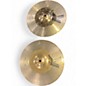 Used Zildjian 13.25in K Custom Hybrid Hi Hat Pair Cymbal