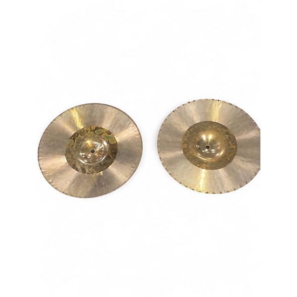 Used Zildjian 13.25in K Custom Hybrid Hi Hat Pair Cymbal