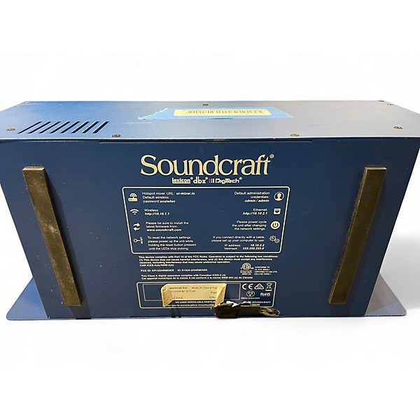 Used Soundcraft UI24R Unpowered Mixer
