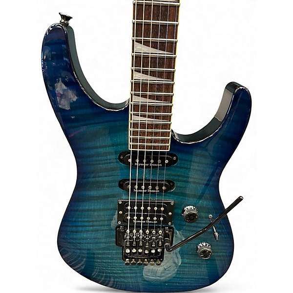 Used Jackson DK2 Dinky Blue Burst Solid Body Electric Guitar