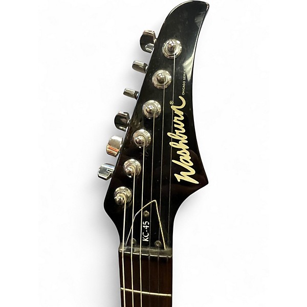 Used Washburn KC45 White Solid Body Electric Guitar