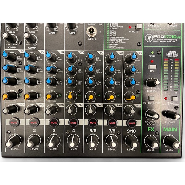 Used Mackie ProFX10 V3 Unpowered Mixer