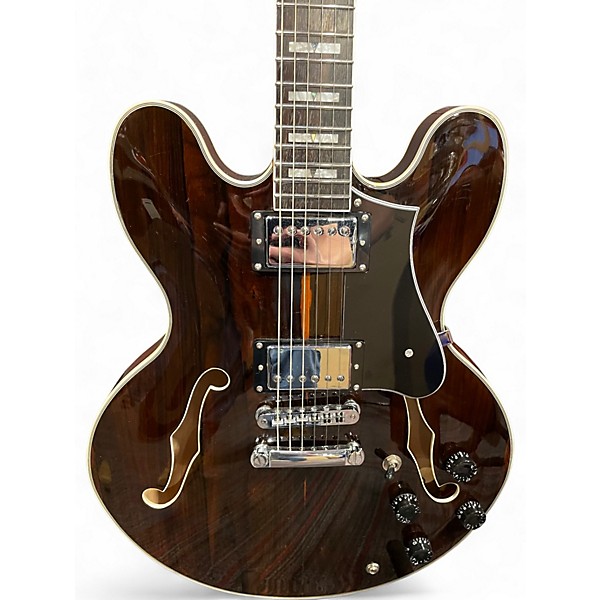 Used Firefly ES 335 Pro Walnut Hollow Body Electric Guitar