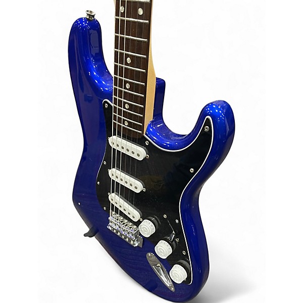 Used Squier Standard Stratocaster electric blue Solid Body Electric Guitar