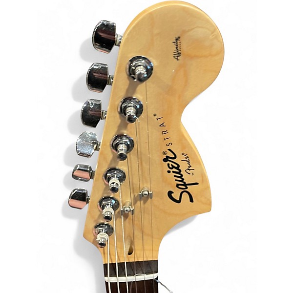 Used Squier Standard Stratocaster electric blue Solid Body Electric Guitar