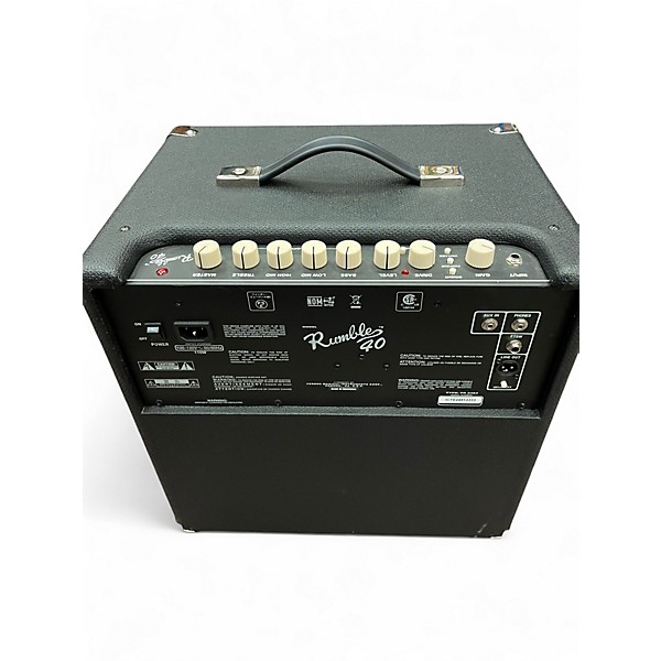 Used Fender Rumble V3 40W 1x10 Bass Combo Amp