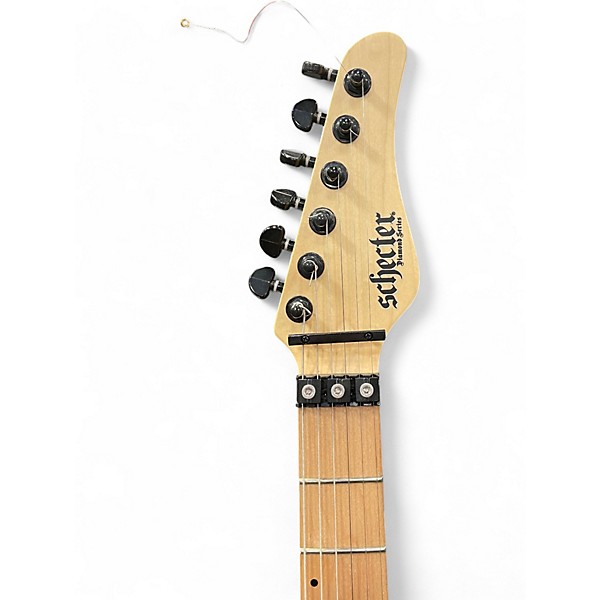 Used Schecter Guitar Research Sun Valley Super Shredder FR S Sustainiac Black Solid Body Electric Guitar