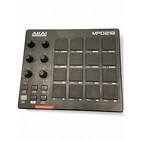 Used Akai Professional MPD218 MIDI Controller