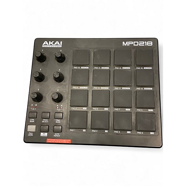 Used Akai Professional MPD218 MIDI Controller