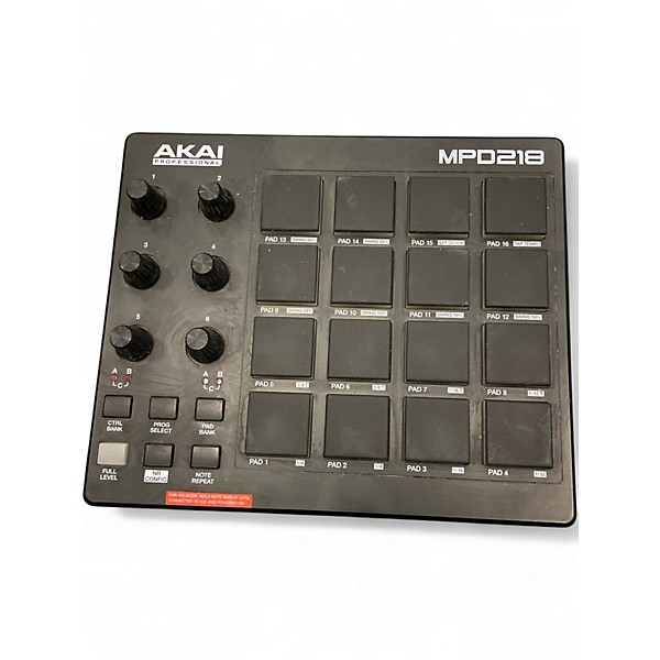 Used Akai Professional MPD218 MIDI Controller