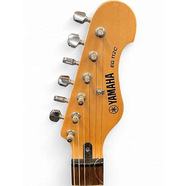 Used Yamaha EG112C Black Solid Body Electric Guitar