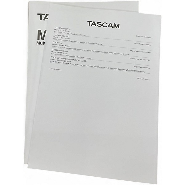 Used TASCAM Model 12 Unpowered Mixer