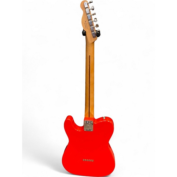Used 2024 Fender PLAYER II TELECASTER CORAL RED Solid Body Electric Guitar