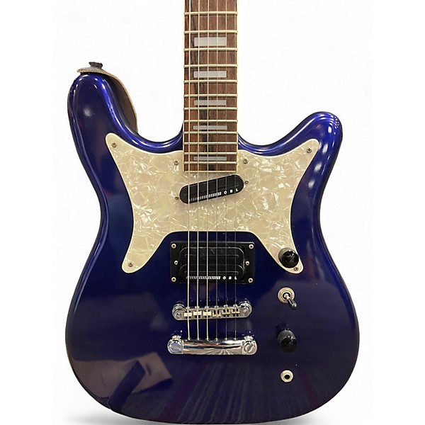 Used Epiphone Coronet Blue Solid Body Electric Guitar