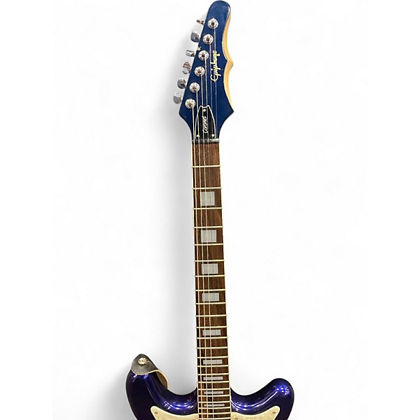 Used Epiphone Coronet Blue Solid Body Electric Guitar